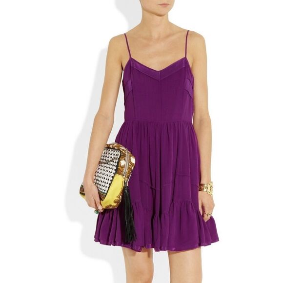 Juicy Couture 100% Silk Crepe Dress - Picture 3 of 7